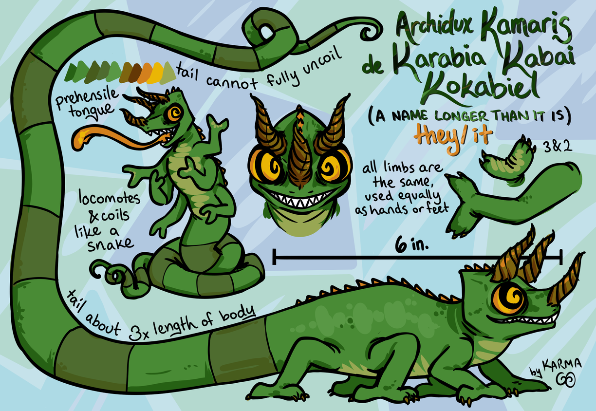 Kokabiel's ref sheet.