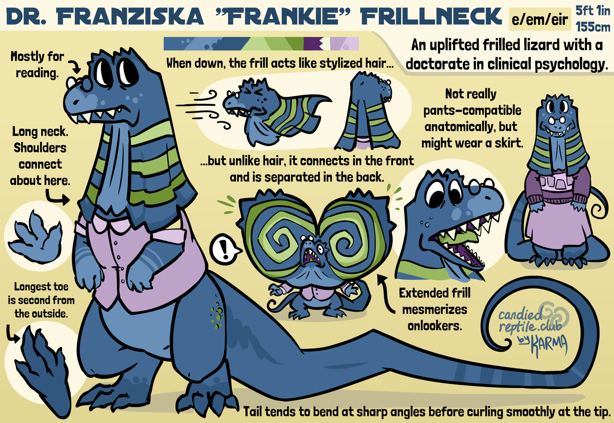 Dr. Frillneck's ref sheet.