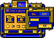 Shiny blue