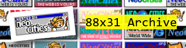 A banner for the 88x31 Archive.